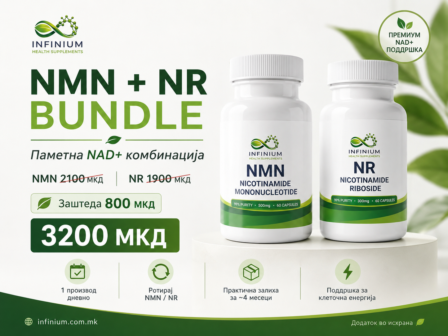 NMN + NR Longevity Bundle